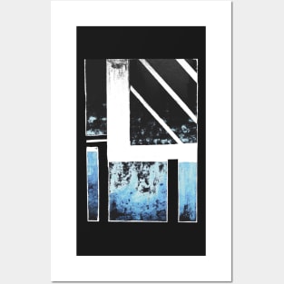 Dark Blue Sea Cityscape Posters and Art